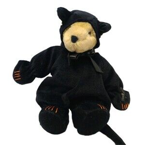 1988 Muffy VanderBear Black Cat Halloween Teddy Bear North American Bear Co